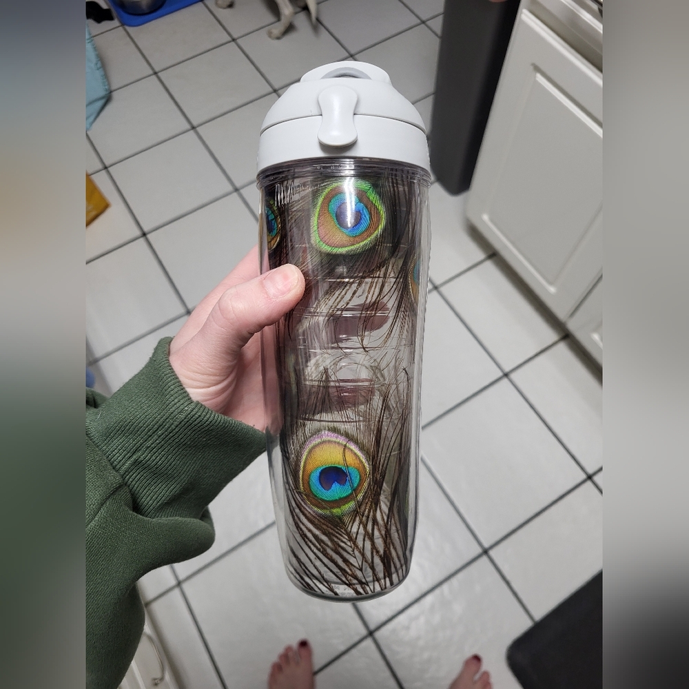 Peacock Feather Tervis Tumbler 24oz